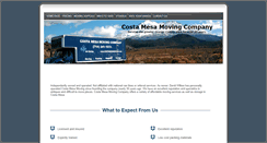 Desktop Screenshot of costamesamoving.com